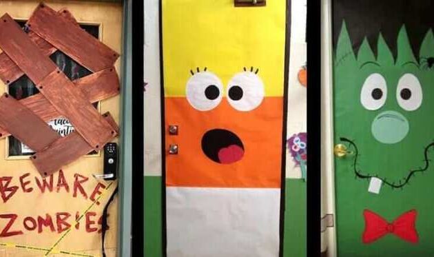 How to Make a Halloween Door Decoration