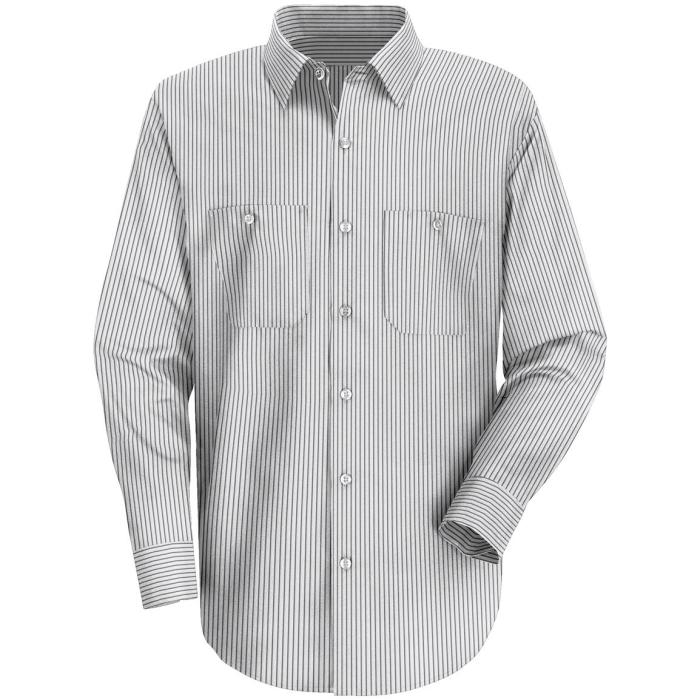 Men's striped dress shirts long sleeve