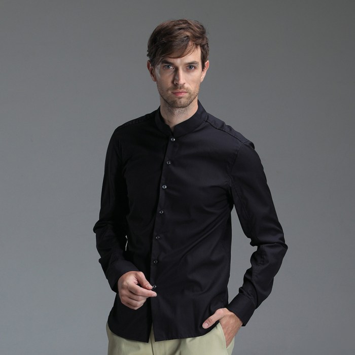 Non iron men's dress shirts