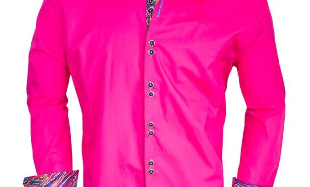 Mens Big and Tall Pink Dress Shirts Stylish and Trendy Picks for Youth