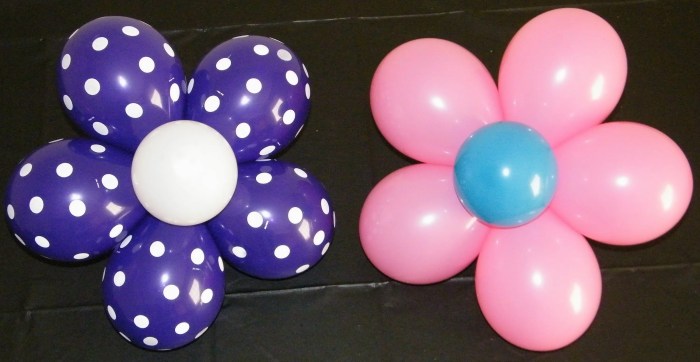 How to make flowers with balloons for decoration