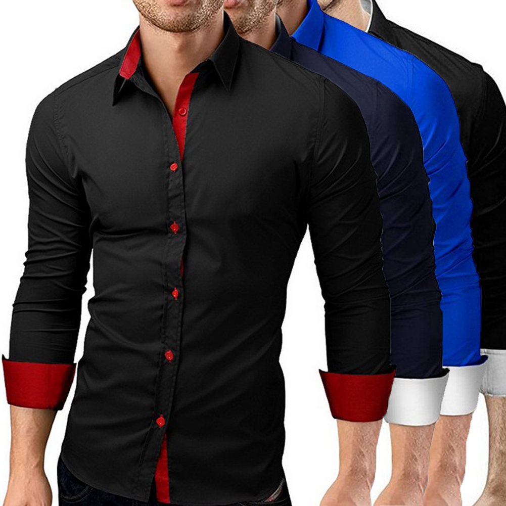 Mens tall slim dress shirts