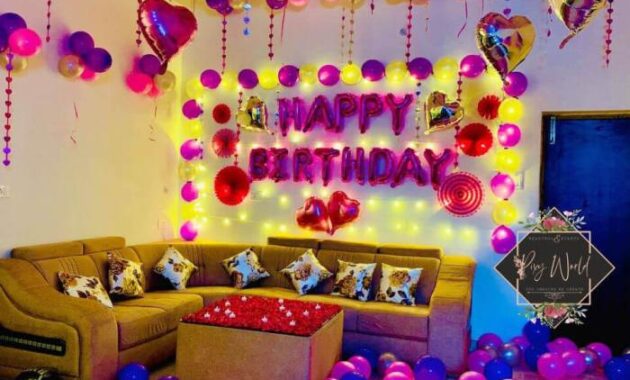 How to decorate birthday room simple Easy tips for stunning decor