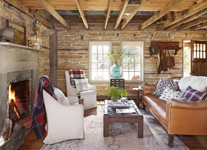 How to decorate your living room country style