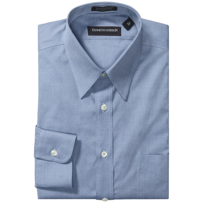 Non iron men's dress shirts