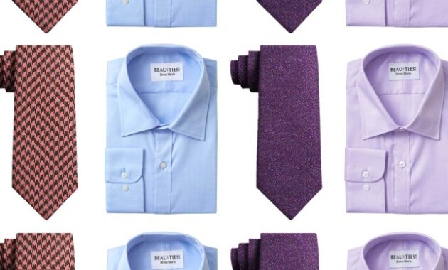 Mens dress shirts with matching ties – The Perfect Pairing for a Stylish Look