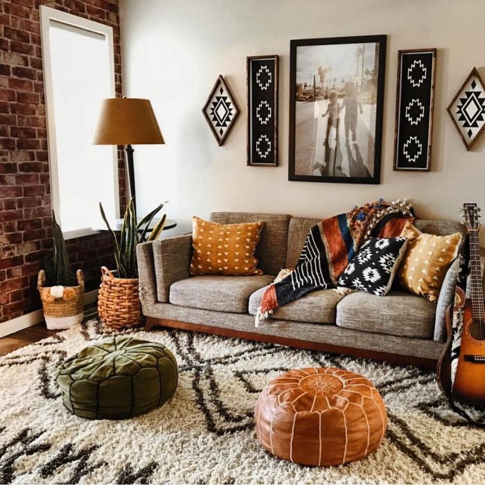 How to decorate a bohemian living room